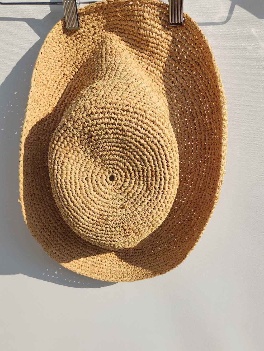 Scala Woven Straw Fedora Hat in Tan